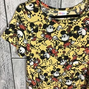 LuLaRoe Disney Carly Small - Minnie Mouse